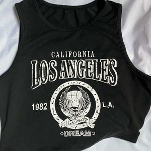 LA crop top